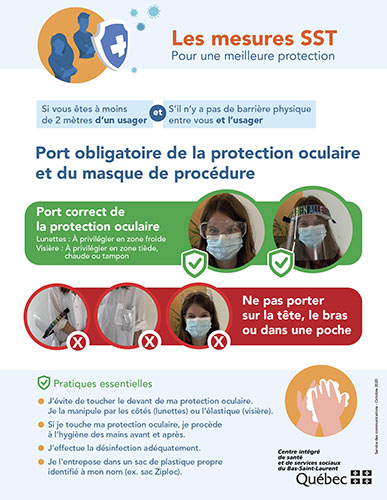 Protection oculaire - Comment bien la porter?